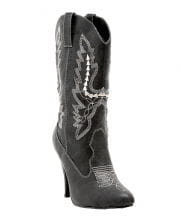 Ladies cowboy boots black