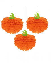 Halloween Kürbis aus Papier 3 St.