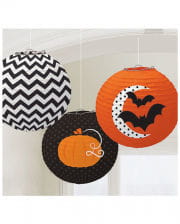 Modern Halloween Lampions 3 Pcs.