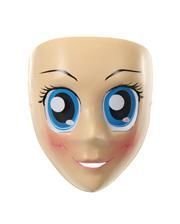 Anime Halbmaske - Blaue Augen