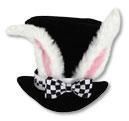 Alice in Wonderland cylinder with rabbit ears