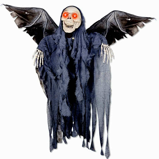 Grim Reaper Animatronic
 Grim Reaper with wings Animatronic Hängedekoration Death skeleton