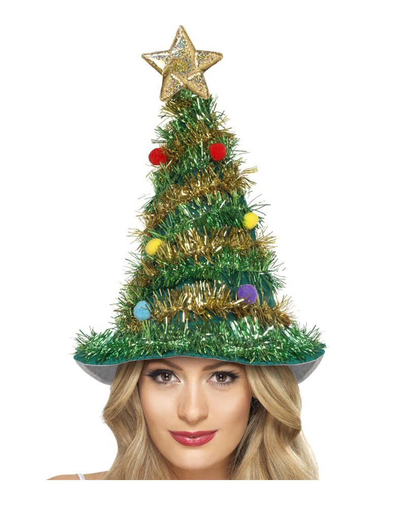weihnachtsbaum hut mit lametta weihnachtliche weihnachtsbaum hut mit lametta weihnachtliche