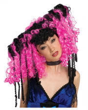 Cosplay Wig black / pink