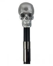 Walking Stick Skull Silver With LED