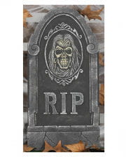 Grabstein mit Totenkopf RIP