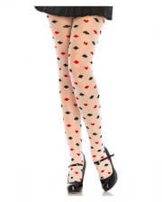 Heart Queen Pantyhose
