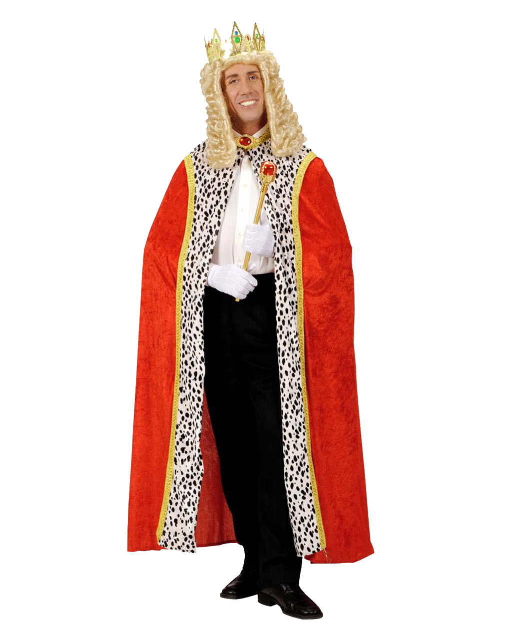 Ermine Robe King VI in Coronation Robes Medium Ermine