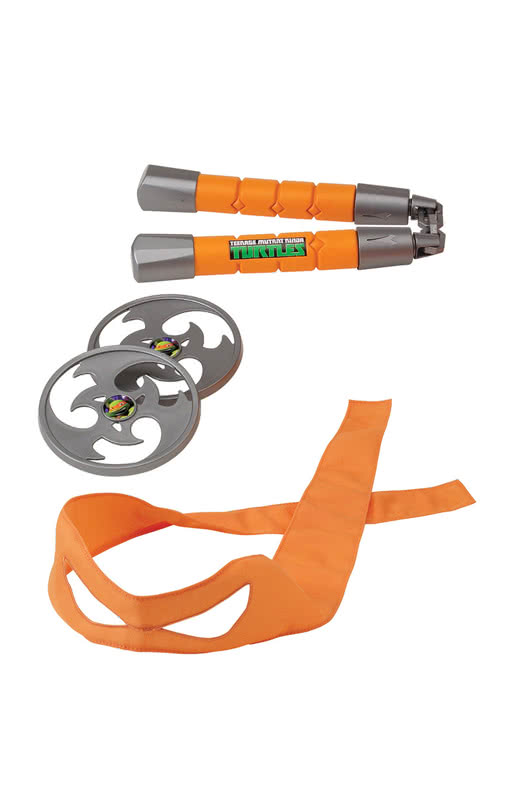 Ninja Turtles Toy Weapons Set Michelangelo | Officially Licensed Ninja Turtles Accessory Kit ...