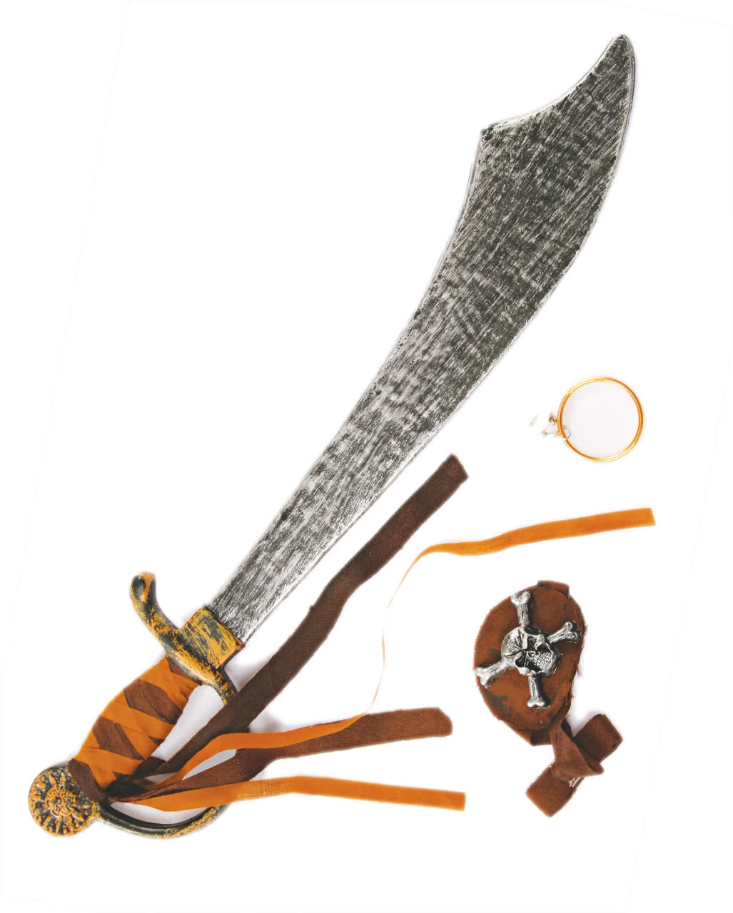 Piraten Säbel Set mit Ohrring &amp; Augenklappe kaufen