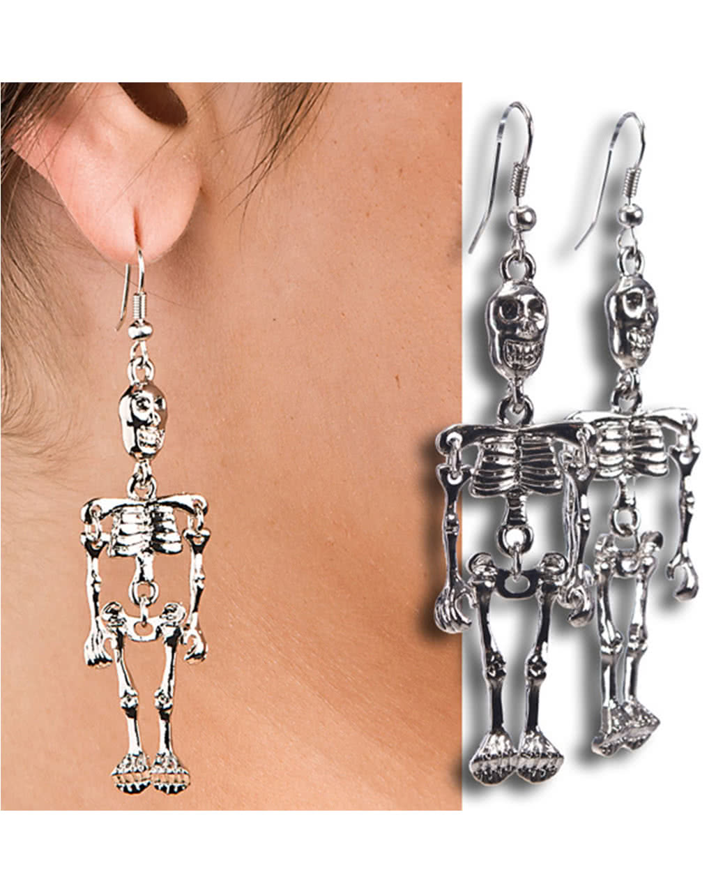 Halloween skeleton earrings Clearance