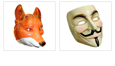 Satin Masks and Flocked Masks