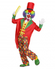 Clown Kostümfrack mit Zylinder 