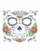 Day Of The Dead Skull Face Tattoo 