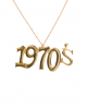 Goldglänzende 1970ies Halskette 