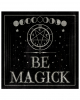 Gothic Metal Sign "Be Magick" 20cm 