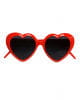 Rote Herz Sonnenbrille 