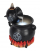 Cauldron Duo Backflow Incense Cone Holder With Light 