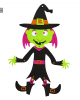 Halloween Hexe Deko für Kinder 