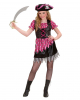 Pink Fantasy Pirate Child Costume M