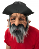 Bärtige Piraten Maske 