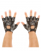 Rocker & Biker Handschuhe mit Nieten 