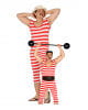 Retro Striped Swimsuit For Men 