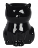 Schwarze Katze Duftöl Teelichthalter 
