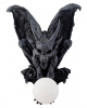 Sitzender Gargoyle mit Flügeln Wandlampe 