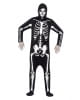 Skelett Kostüm mit Kapuze M