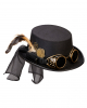 Steampunk Costume Top Hat With Flying Glasses 