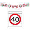 Pennant Chain Road Sign 40 