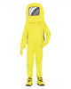Gelber Videospiel Astronaut Kostüm für Kinder 