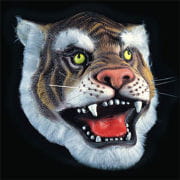 Tiger Latex Maske 