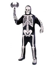 3D Skeleton Costume One Size