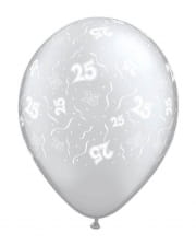5 balloons number 25 