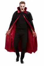 Vampire Cape Velour Deluxe For Adults 