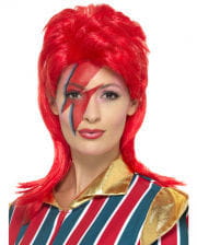 70s Stardust wig neon red 