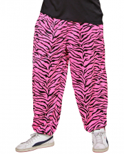 80's Pink Zebra Jogging Pants 