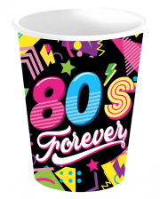 Pappbecher 80's Forever 6 St. 