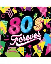 80's Forever Napkins 20 Pcs. 