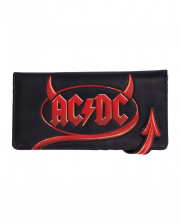 AC/DC Geldbörse mit Teufelsschwanz als Verschluss 