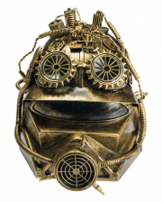Steampunk Alien Helm mit Gasmaske 