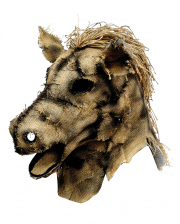 Vintage Pferd Vogelscheuche Maske 