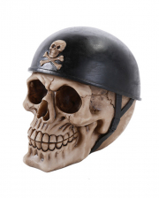 Biker Totenschädel mit Helm 