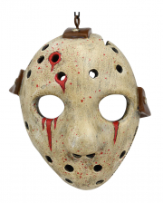 Blutige Hockey Maske Christbaumkugel 8,9cm 
