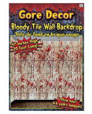 Bloody Tiles Wall Foil