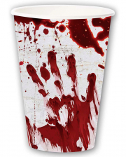 Bloody Halloween Party Paper Cups 6pcs. 