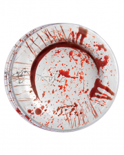 Bloody Party Cardboard Plate 8 Pieces 
