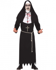 Blutiges Nonnen Herren Kostüm 
